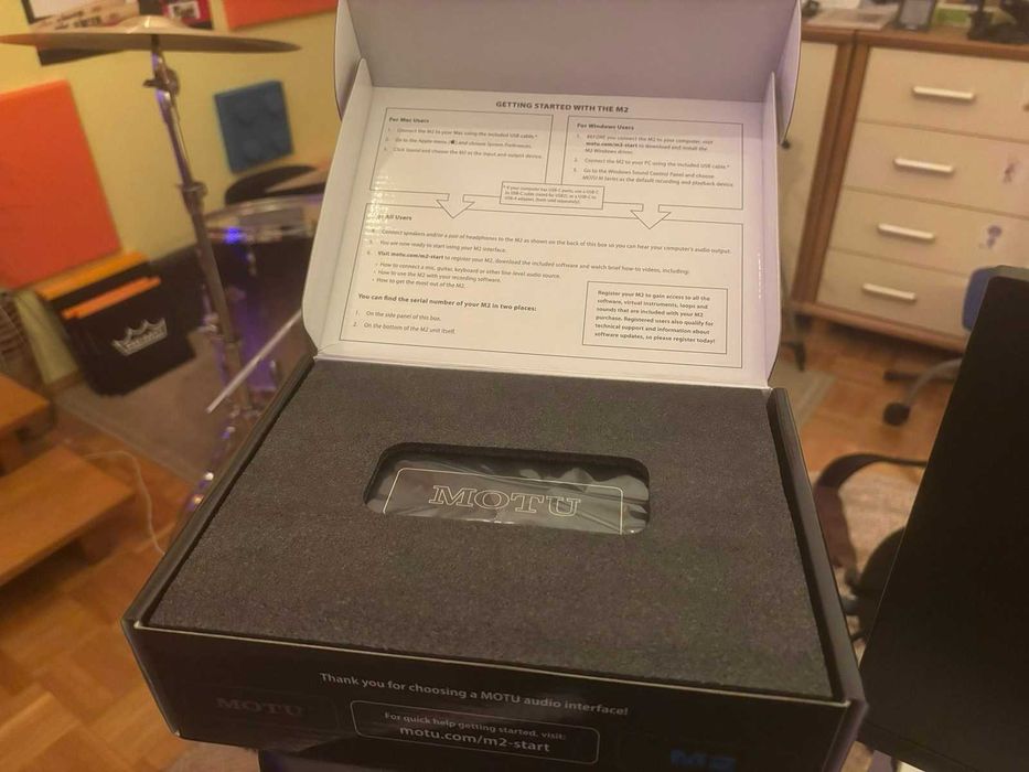 MOTU M2 - interfejs audio