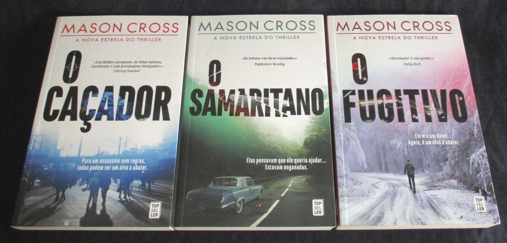 Livros Trilogia Carter Blake Mason Cross
