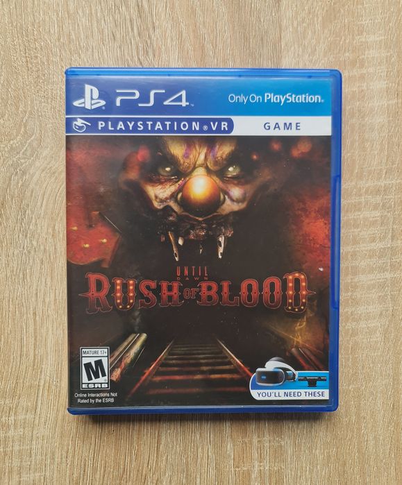 PlayStation 4 VR пс 4 ps 4 PS4 ps 5 PS5 Диск Ігра  Rush of Blood VR