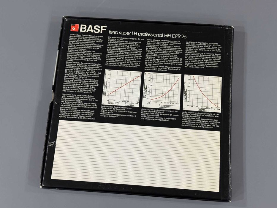 Taśma szpulowa BASF Szpula aluminiowa 26,5cm Karton Professional 8