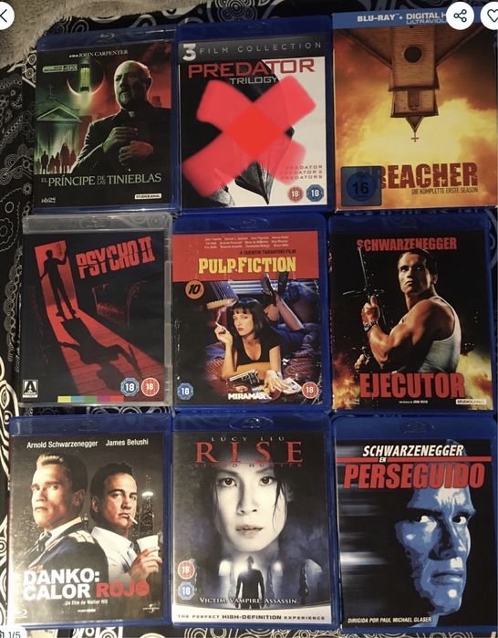 Vários Blu ray sem legendas em Português P1