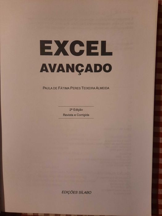 Excel Avançado edições silabo 2º edição