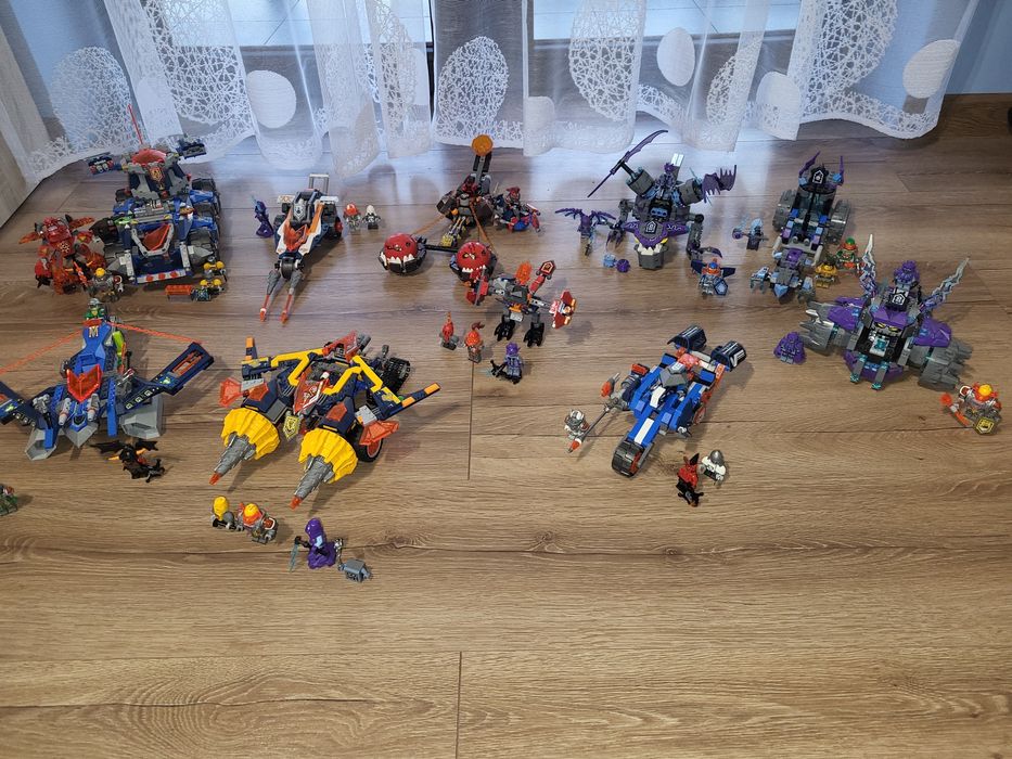 Kolekcja zestawów lego nexo knights