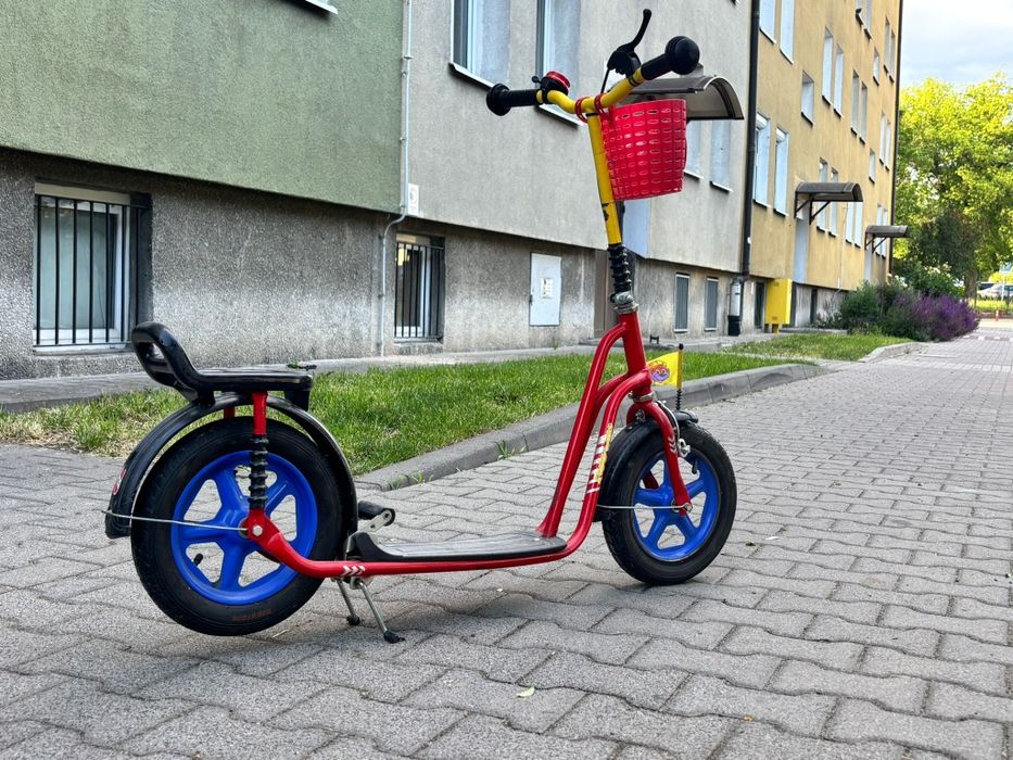 Hulajnoga Puky kolor czerwono niebieski