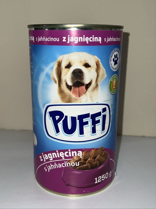 Продам вологий корм для собак PUFFI, банка 1250 г