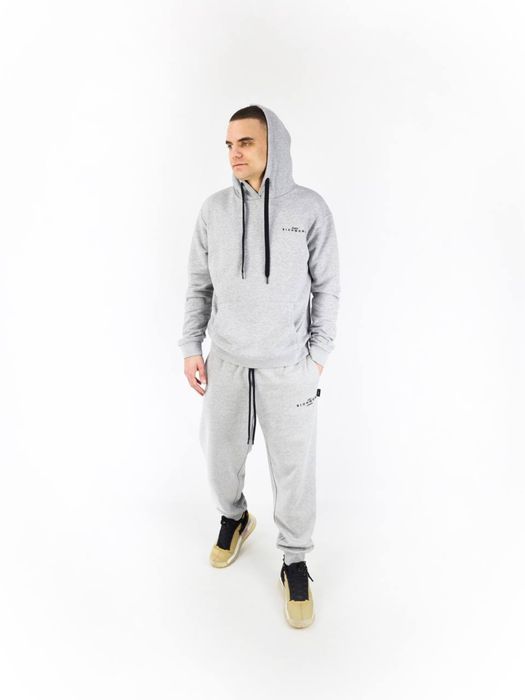 JOHN RICHMOND Нове чоловіче сіре худі з логотипом. Оригінал. (L-3XL)