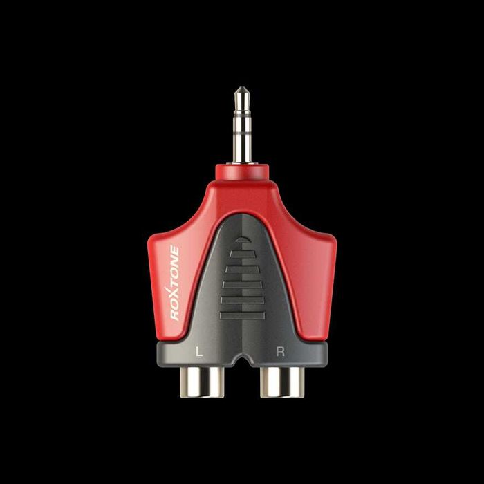 Redukcja przejściówka 1 x3.5mm stereo do 2x RCA żeńska Roxtone RPAN350