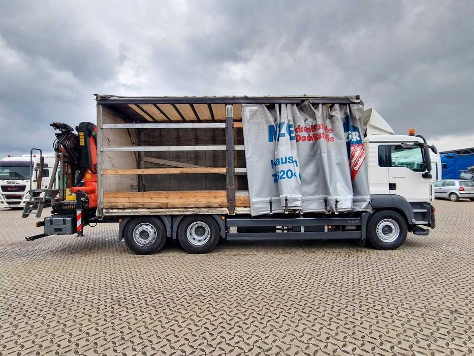 MAN TGS 26.360 Кран маніпулятор Palfinger PK 22002EH Керована вісь 6х2