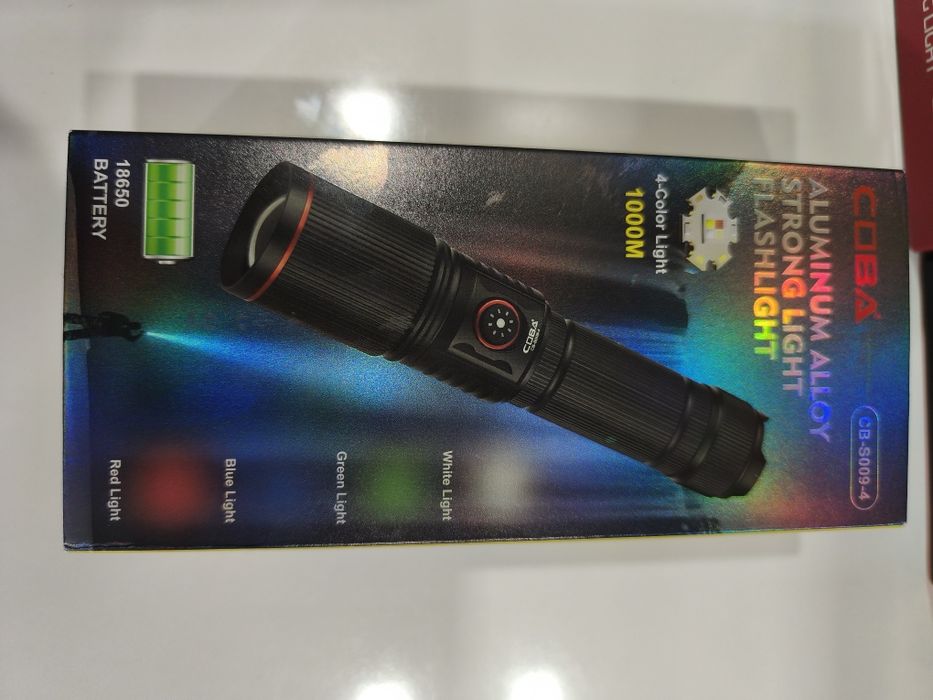 Lanterna Led COBA 20w 4 cores Luz