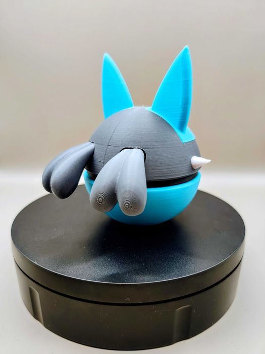 PokeBall "Lucario Ball". Figurka kolekcjonerska. Wydruk 3D.