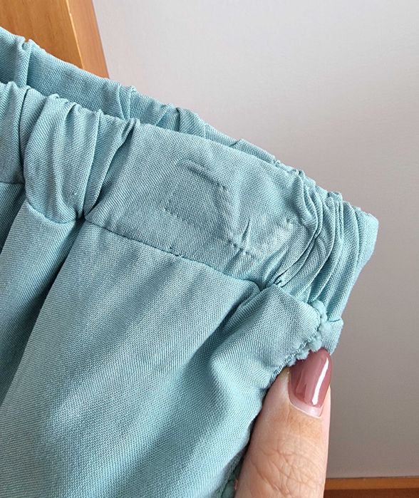 Calções azuis Primark 100% viscose, tamanho 36 - nunca usados