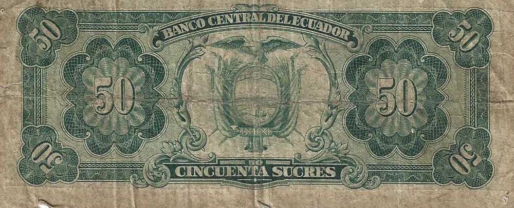 Notas antigas - Equador