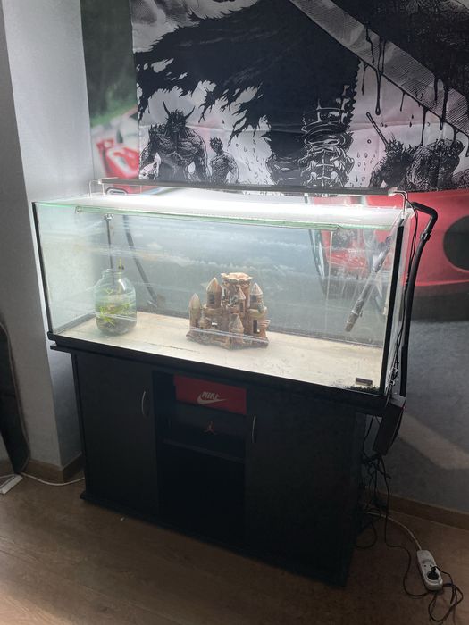 Акваріум «Природа» 200 л + тумба + фільтр JBL CristalProfi