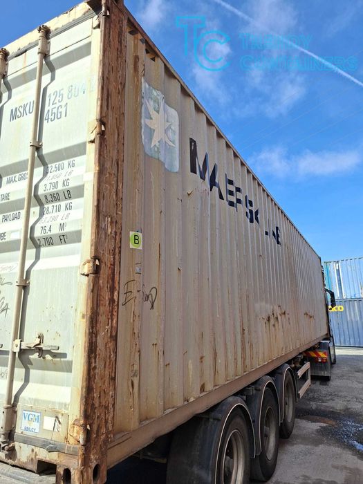 Contentor Marítimo 40 pés - 12 metros Altura - Extra