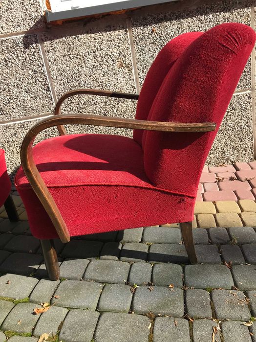 Stare Fotele ArtDeco projektu J.Halabala, antyk