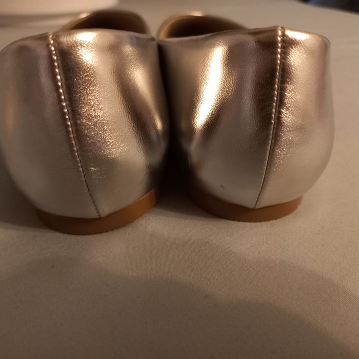 Baleriny srebrne buciki rozm 36 i 37 nowe