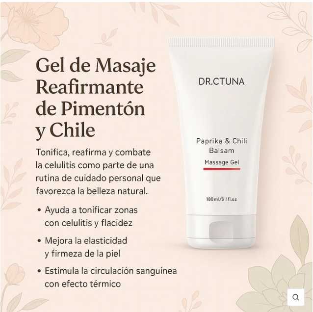 Gel de Masaje Bálsamo de Pimentón y Chile