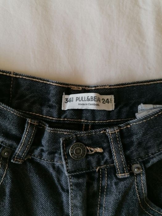 Calças mom jeans pull&bear