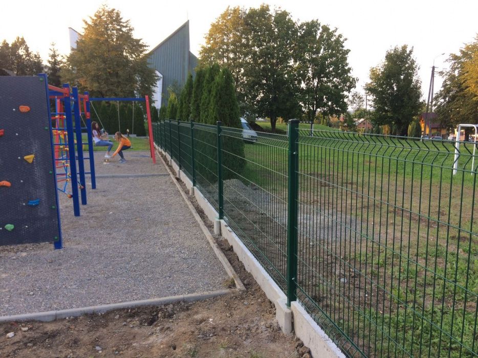 Ogrodzenie panelowe 3d. Przęsła palisadowe. Palisada