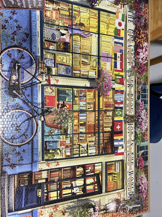 Quadro emoldurado puzzle 5000 peças