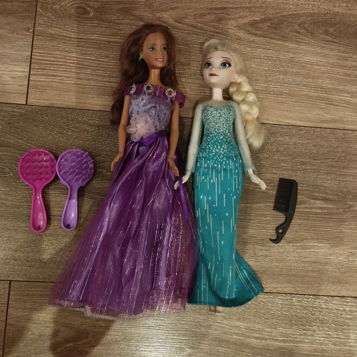 Lalka Barbi i Lalka Elza z Krainy lodu