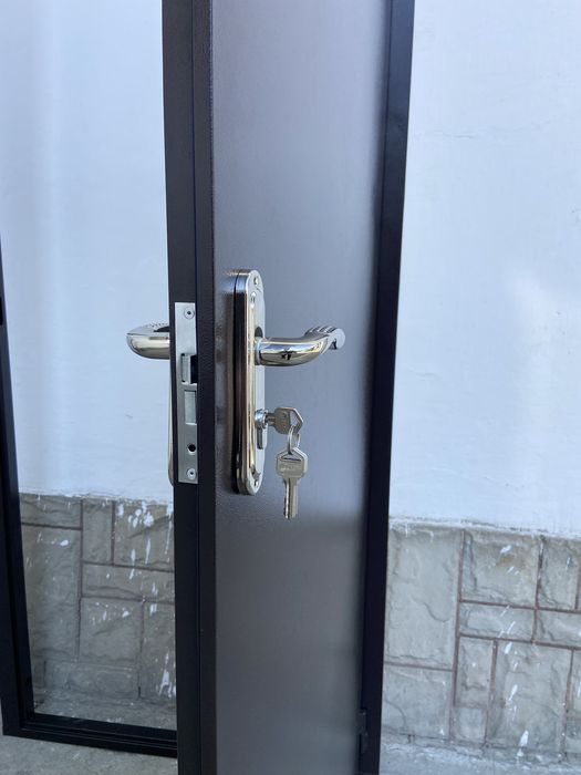 Вуличні вхідні металеві двері