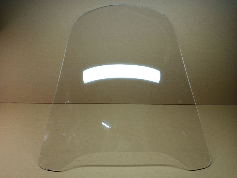 Вітрове скло мото велике (обтічник) 45.5х42см, товщина 2.8мм