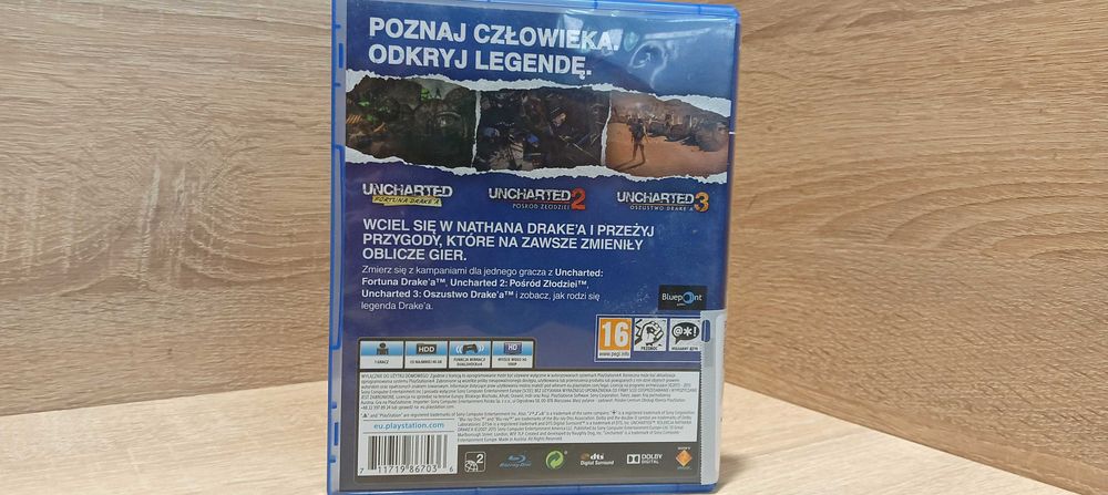 Gra na Konsole Playstation 4 PS4 Uncharted Kolekcja Nathana Drake'a  PL