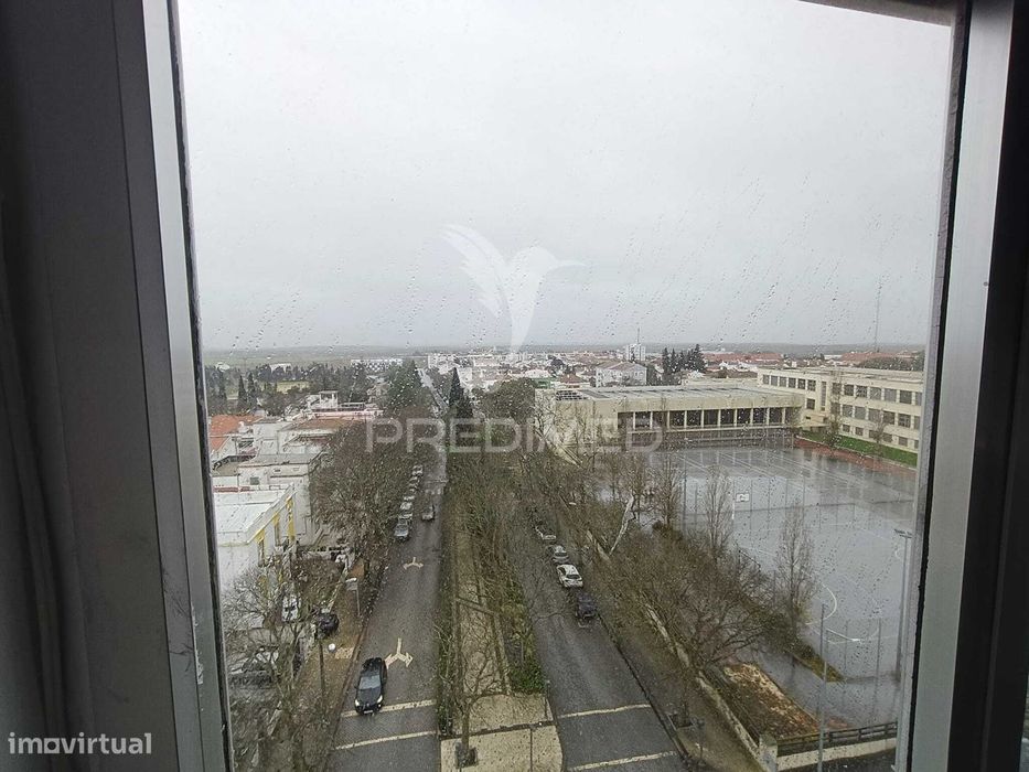 Apartamento T2 no centro de Beja com vista sobre a planície alentejana