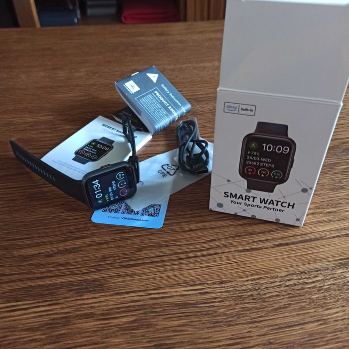 Smart watch ID208BT-Black j.nowy