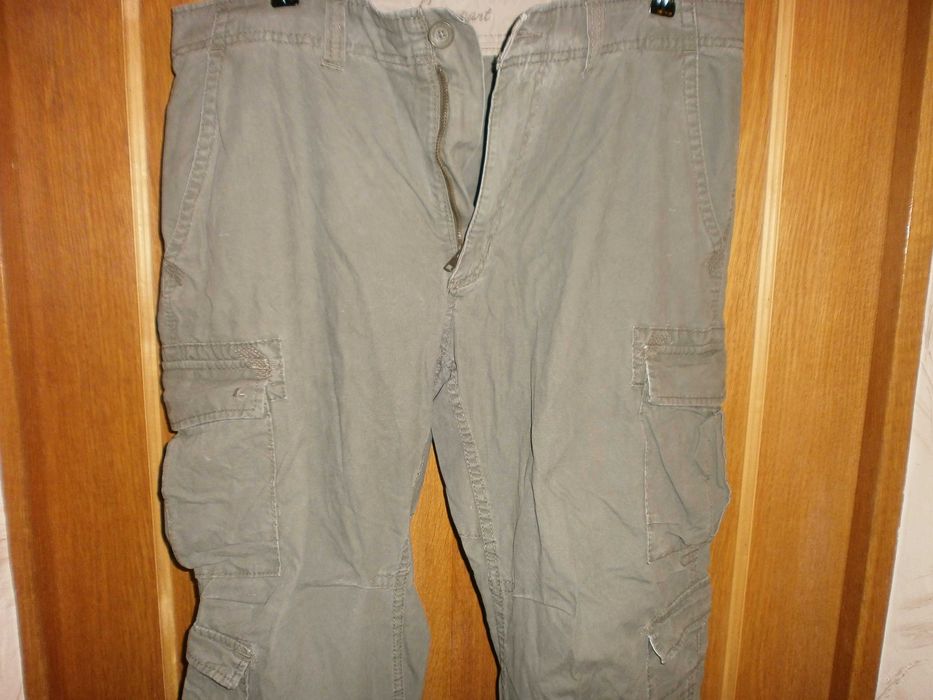 Штаны карго Cargo Part олива, разм. 38, наш разм. 56. Пояс-50 см