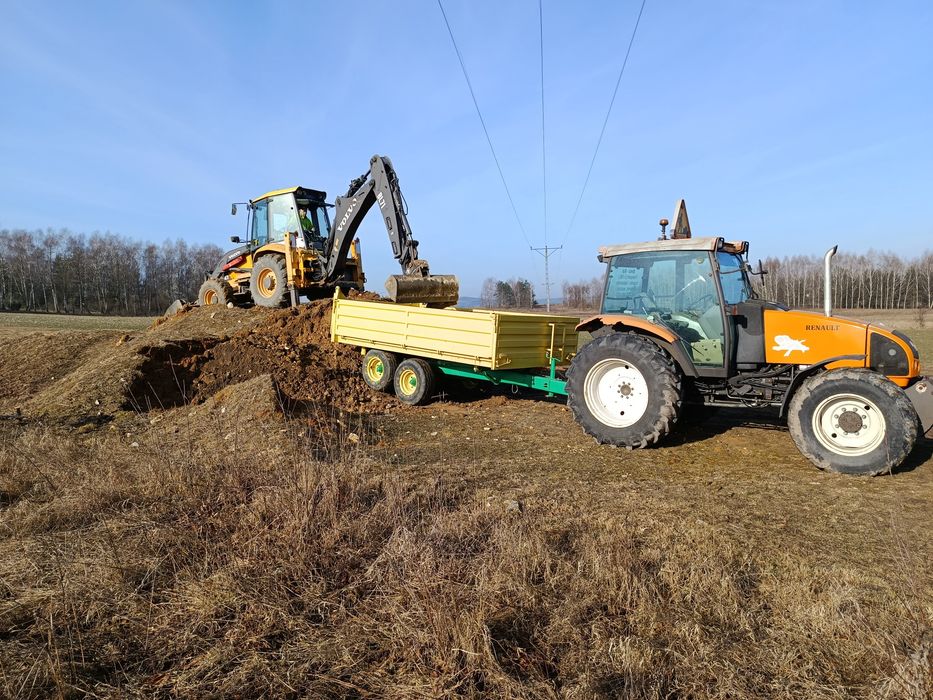 Usługi minikoparką 2.7 Cat plus wywrotka 3.5t bądź wywrotka 10t