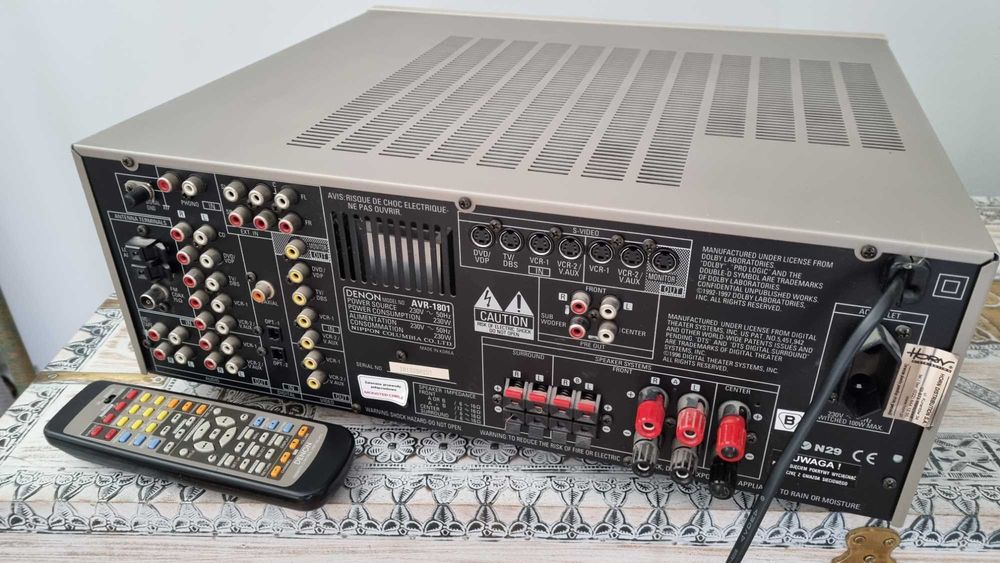 Amplituner Denon AVR-1801 5.1 z oryginalnym pilotem!!!