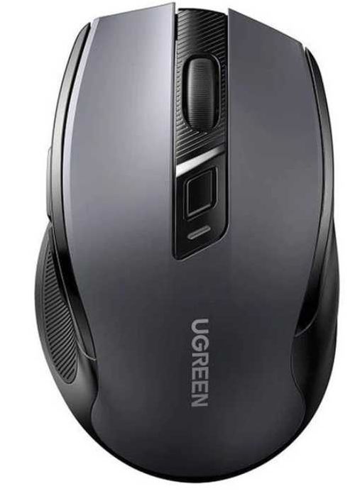 Безшумна мишка Ugreen MU006 Gray Bluetooth + 2.4Ghz 4000dpi (90855)