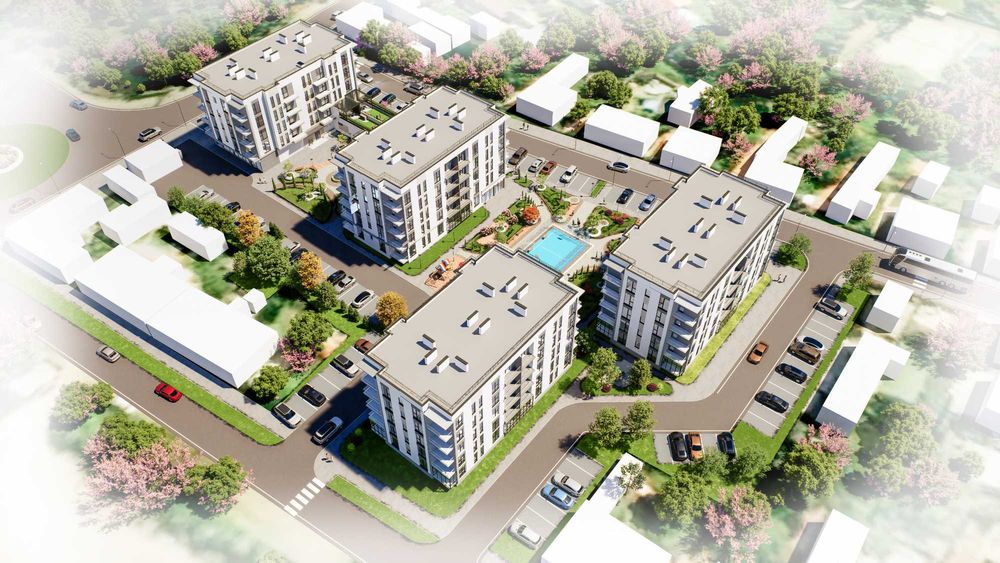 Однокімнатна квартира 45 м2 з балконом в новобудові жк "MISTO"