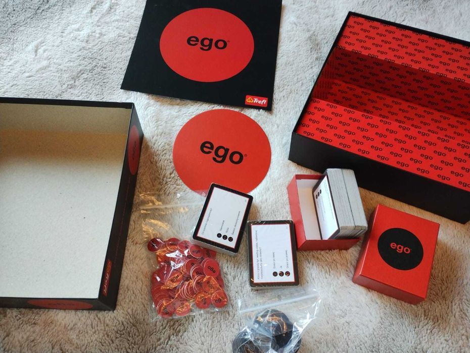 Zestaw Gier Imprezowych: EGO (czerwone) + I KNOW | Karty w FOLII!