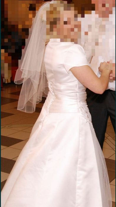 Suknia ślubna biała rozmiar 40/42