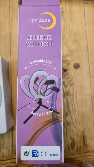 Aro de luz para selfies