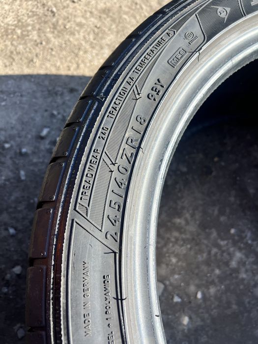 Шини 245/40/18 Michelin‼️Dunlop‼️6.5/6+мм‼️Пари Літо;Резина R18; Склад