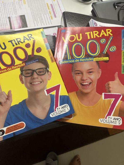 Livros de fichas novos 7 ano