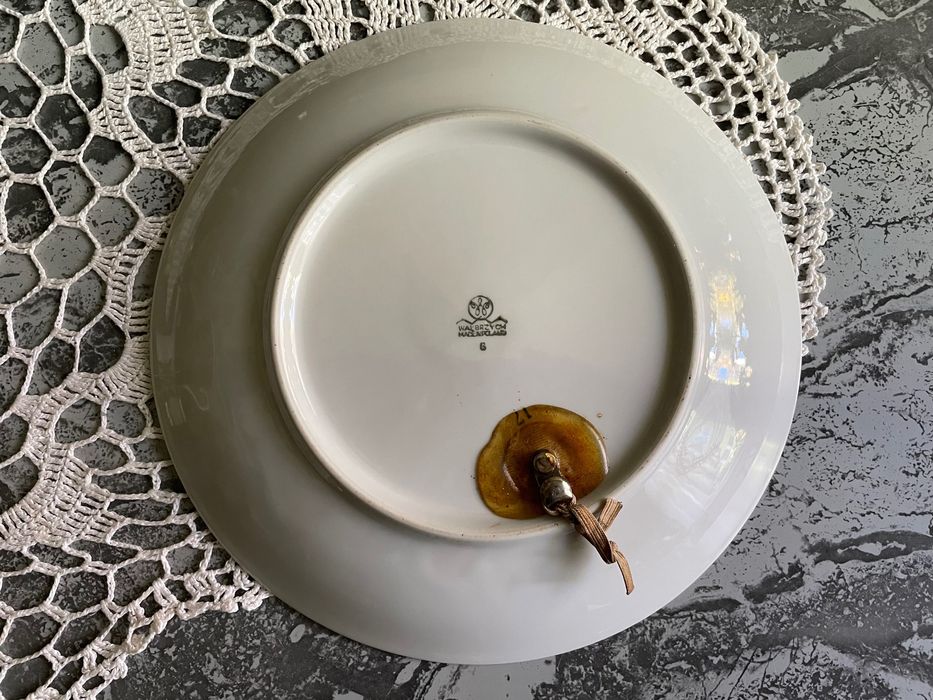 Patera okolicznościowa Boguszów Gorce 1981 r. porcelana Wałbrzych