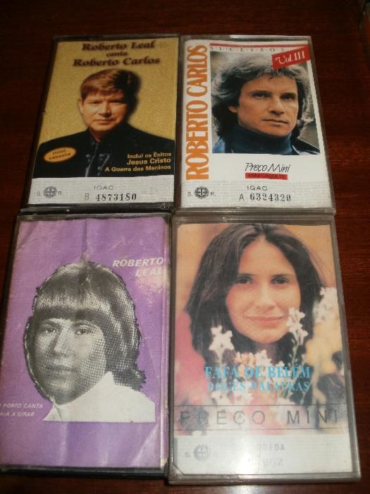 Cassetes de músicas antigas