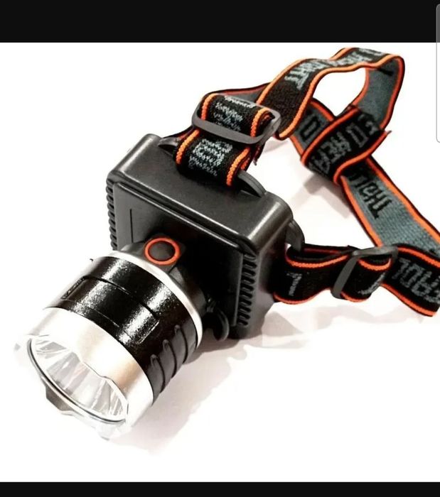 Ліхтар налобний з 3 режимами світла та від батарейок AA ZHUJIE-LIGHT