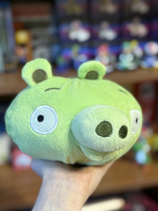 Мʼяка іграшка свиня з мультику Angry Birds