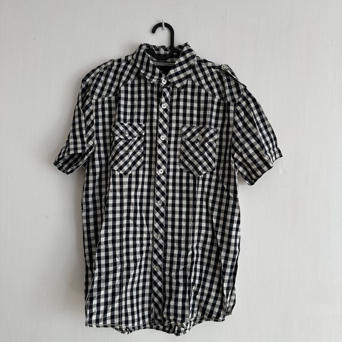 koszula w krate krótki rękaw