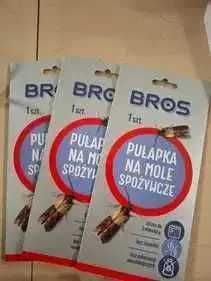 3 X BROS LEP pułapka na mole spożywcze Super skuteczne