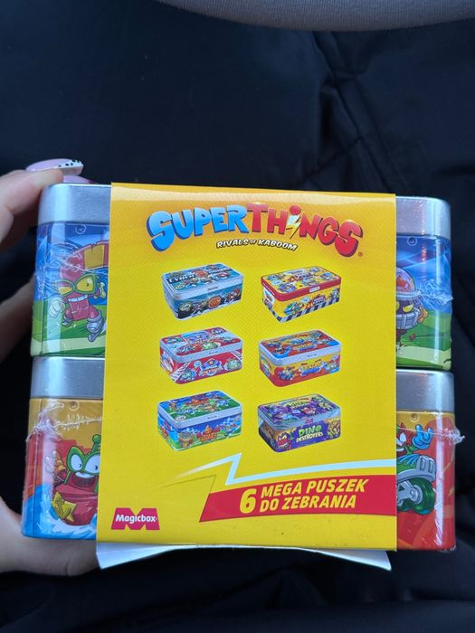 Puszka zestaw mega paka 2 puszki super Things figurki prezent Mikołaj