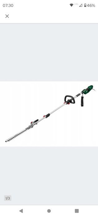 Nożyce do żywopłotu na wysięgniku