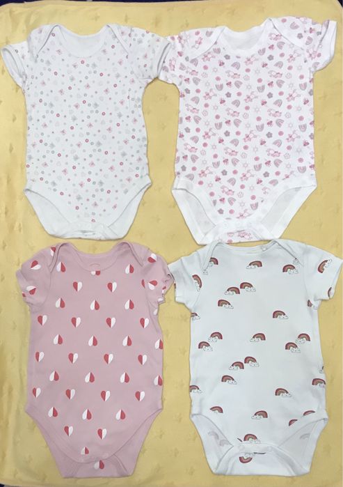 Бодіки на дівчинку 62, 68, 74, 80, 86, 92, 98 р.