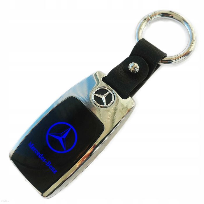 Breloczek LED z logo Mercedesa